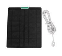 Alomejor Arlo Pro 5S Solar Panel Charter, Reliable 10W Etfe Monocrystalline Silicon -Monitoring Camera Solar Panel for Outdoor Outside Area (White)