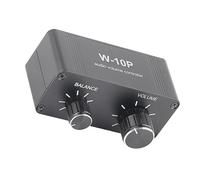 Alomejor Audio Volume Adjuster, Mini and Portable for Home and Travel Use, 3.5mm Output for Various Devices, Aluminum Alloy Housing