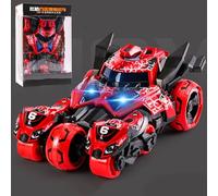 Alomejor Auto Model in the Exquisite League Flash Music Put the Spring for Children, Mini Hall Vehicles Toy for Children (Red)
