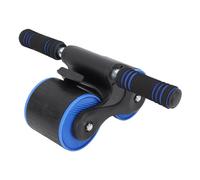 Alomejor Automatic Rebound Abdominal Wheel Roller Blue Strength Training Full Body Workout Gear for Men Women Portable Abs