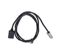 Alomejor AUX Input Adapter Durable Cable for Fit Fit for Toyota Sequoia RAV4 Prius Camry 2012 2013