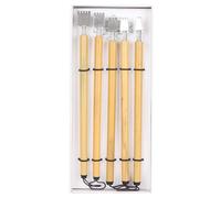 Alomejor Bamboo Dip Pen Vintage Drawing Set Smooth Stroke Calligraphy for Artists Gift Boxed School Supplies (Parallel line nib set)