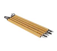 Alomejor Bamboo Dip Pen Vintage Drawing Set Smooth Stroke Calligraphy for Artists Gift Boxed School Supplies (Flat nib set)