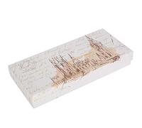 Alomejor Bamboo Dip Pen Vintage Drawing Set Smooth Stroke Calligraphy for Artists Gift Boxed School Supplies (Round nib set)