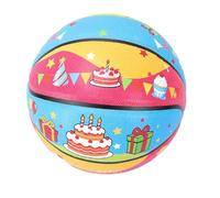 Alomejor Basketball Size 7 PU Basketball Ball with Double Layer Nylon Winding Reinforced Coating Soft Grip Stable Bounce for Birthday Training Indoor Outdoor Play