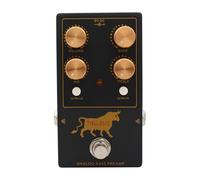 Alomejor Bass Preamp Pedal Aluminum Analog Bass Effect with 3 Band EQ Ultra Lo Hi Boost True Bypass 9V DC for Guitar Players Live Stage Practice Recording