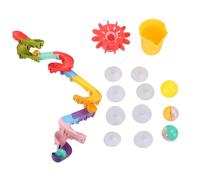 Alomejor Bath Toys Bath Track Building Set for Toddler Kids | Detachable ABS Track Set, Bathtub Wall Water Slide, Sensory Play for 1-6 Year Olds, No Edges