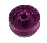 Alomejor Bicycle 5-in 1 Cutting Tool with a Lower Bracket, Aluminum Alloy, 2 Available Colors, Compatible with SM-BBR60 MT800, SR Dub Series, Adapted to Most Models from BB Threads (Purple)