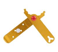 Alomejor Bicycle Chain Pliers Multifunctional Bicycle Master Link Plier with Valve Tool Tire Lever Quick Release Bike Repairing Tool(golden)