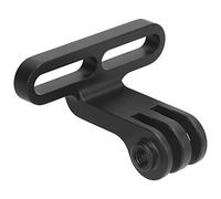 Alomejor Bicycle Handlebar Stem Mount, Aluminum Alloy Camera Holder for Sports Cameras and Bike Lights, with Sturdy 304 Stainless Steel, for Stems with 37.5mm Screw Holes