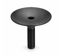 Alomejor Bicycle Headset Alluminum Alloy Mountain Bike Top Bowl Cover Fixed Gear Folding Bicycle Parts For 28.6mm Fork Tube Cover Stem Spacer (Black)