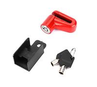 Alomejor Bike Anti-theft Lock Lock Steel Disc Brake Lock Waterproof for Bike Cycling Rotor Wheel Lock(Red)