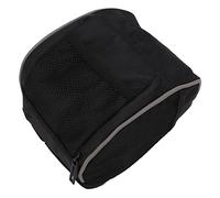 Alomejor Bike Handlebar Bag Oxford Cloth Front Frame Pouch for Road Bike | Tear-resistant, Rainproof Design, Reflective Strip for Night Safety, Adjustable Hook-and-loop Quick Mount, Fits Road Bikes