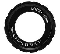 Alomejor Bike Hub Center Lock Mountain Road Bike Wheelset Hub Disc Lock Cover Rotor Lockring Disc Lock Cover 12/15/20MM Barrel Shaft