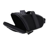 Alomejor Bike Tail Bag Mesh Compartment Design Reflective Strips Expansion External Tail Design with Laminated Water Proof Zipper for Bike Rear Seat Storage and Cycling Bag (Black)