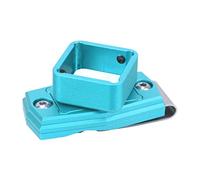 Alomejor Billiard Chalk Holder Snooker Chalk Clamp/Holder Pool Cue Box Aluminum Alloy Magnetic Design Portable and Lightweight with Strong Magnetic Adsorption for Professional and Casual (Blue)