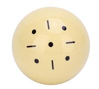 Alomejor Billiard Pool Ball American British Snooker Dot-Spot Pool Ball Crystal Standard Large Billiards Cue Ball for Snooker Practice Training(52.5MM-British Snooker)