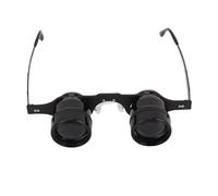 Alomejor Binocular Glasses 10x HD Magnification Compact Design for Bird Watching Outdoor Travel (Black)