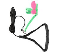 Alomejor Bird Harness Leash, Adjustable for Flying Training (S) | Durable elastic nylon, Comfortable for feathered friends, Lightweight metal chain, Easy wear design for outdoor use