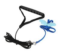 Alomejor Bird Harness Leash, Adjustable for Flying Training (S) | Durable elastic nylon, Comfortable for feathered friends, Lightweight metal chain, Easy wear design for outdoor use