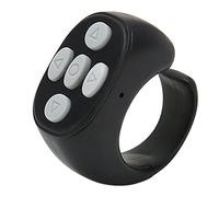 Alomejor Bluetooth Remote Control Ring with Easy Page Turning Function for Reading and Selfies for Book Lovers and Short Video Enthusiasts, ABS Material, Lightweight Design