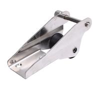 Alomejor Boat Bow Roller Assembly Heavy Duty 316 Stainless Steel with Nylon Roller for Yachts and Fishing Boats 170mm