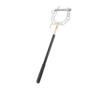 Alomejor Boat Hook Threader U-Type Telescopic Dock Equipment Tool for Mooring, Ergonomic Design, Fishery, Aluminum Alloy