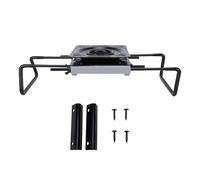 Alomejor Boat Seat Swivel Base Mount, Adjustable Sliding Rotating All Directions with Universal Fit for Boats RVs, 14.8in to 21.7in Width