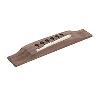 Alomejor Bone Nut Saddle Rosewood Bridge 6Pcs String Pin Acoustic Guitar Accessories for Musical Instrument Players (rosewood color cow color)