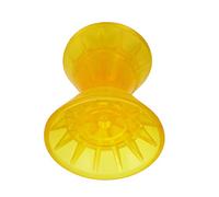 Alomejor Bow Roller Set 3PCS Durable Yellow PVC Moulded for Boat Trailer RV Drag Reduction