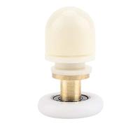 Alomejor Brass Effort-Saving Sliding Shower Door Rollers for 4-8mm Glass Doors Bathroom Hardware (23mm)