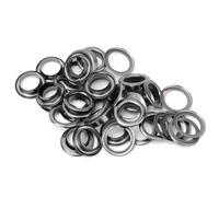 Alomejor Brass High Strength Eyelet Set for Clothing Modification 100 Pcs for Leather Craft DIY Tool, Backpack, Shoes, Hat (17mm)