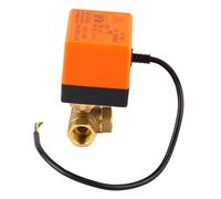 Alomejor Brass Motorized Ball Valve, 3 Way Design