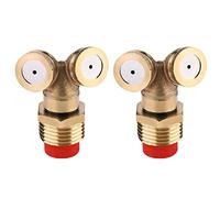 Alomejor Brass Sprayer, Durable Watering Nozzle 2-Pack | Easy installation, Suitable for garden and , Low-pressure misting, Efficient water saving