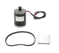 Alomejor Brushed DC Motor Set, Electric Bike 24V 120W MY6812 Motor with Controller and Driving Belt for
