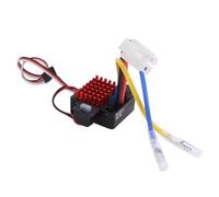 Alomejor Brushed ESC, 60A RC Crawler Car ESC with 3 Operational Modes for Various Motor Types