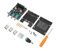 Alomejor BT 5.0 Amplifier Board Powerful Subwoofer 2x50W with Bass and Treble Control for Home Theater 2.0 Channel DC9-24V