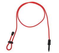 Alomejor Bungee Leash Paddle Carrying Strap Safety Elastic Kayak Paddle Leash Suit for Kayak Boat Fishing Rod Pole Coiled Lanyard Cord Tie Rope (Red)