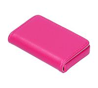 Alomejor Business Card Holder Design Large-Capacity for Office Managers PU Leather Portable for Men Women (001#)