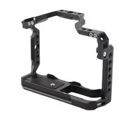 Alomejor Camera Cage Aluminum Alloy Anodic Oxidation Non-Slip Gasket Video Camera Installation for R50 Compact Portable High Strength for Professional Filmmakers