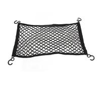 Alomejor Camping Cart Cargo Net, Latex RV Netting Storage Pocket with Dual Layer Mesh, 70 X 35 Cm Elastic Coverage Hook Fixing Easy Storage for Camping Cart RV Outdoor Gear