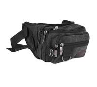 Alomejor Canvas Waist Bag, Large Capacity Multifunctional Bag for Running, Workouts, Festivals, Travel, Biking, Organized Storage for Men, Sports Events