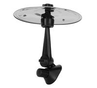 Alomejor Car Air Venture Crash Pelval Drum Small Size Large Sound Quality Alloy ABS Materials for Auto Enthusiasts Drumming Enthusiasts (Silver)