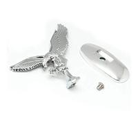 Alomejor Car Cover Chrome Fit for Eagle Badge, Unique Style, Durable