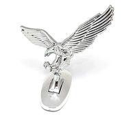 Alomejor Car Cover Chrome Fit for Eagle Badge, Unique Style, Durable