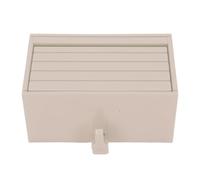 Alomejor Car Garage Key Holder with Opening Door Wall Mount Organizer for Entryway Decoration, Unique Design and Spacious Key Storage for Family Home Use (Beige)