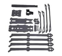 Alomejor Carbon Fiber Racing Drone Frame Kit 570mm Wheelbase | Quadcopter Frame with 3mm Bottom Plate, Mounting, 19mm Camera Spacing, Fits O3, HDZero, 10000mAh 6S Battery Compatible