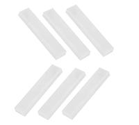 Alomejor Cattle Bone Guitar Nut Durable Sound Enhancer for Folk Mandolin 1/3/6/10pcs 2.0x0.2x0.4inch Players (6PCS)