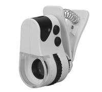 Alomejor Cellphone Clamp/Holder On Microscope 50X Magnification Adjustable USB Rechargeable for Home Office Garden Jewelry Inspection