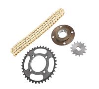 Alomejor Chain Sprocket Set for Go Karts, 96 Links | Metal alloy material, high strength, 14T front, 36T rear, precise fit